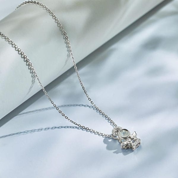 gifts for wife Eternal Love - Heartfelt Gift - Guardian Angel Color Photo Projection Necklace - gifts for wife - Daily Surpri