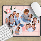 Custom Photo Mouse Pads Personalized Gaming Mat for Family
