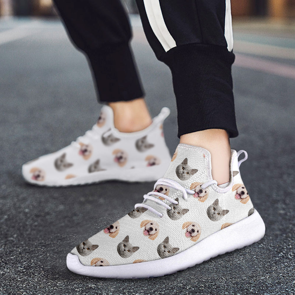 Personalized Face Sneakers Custom Funny Sports Shoes
