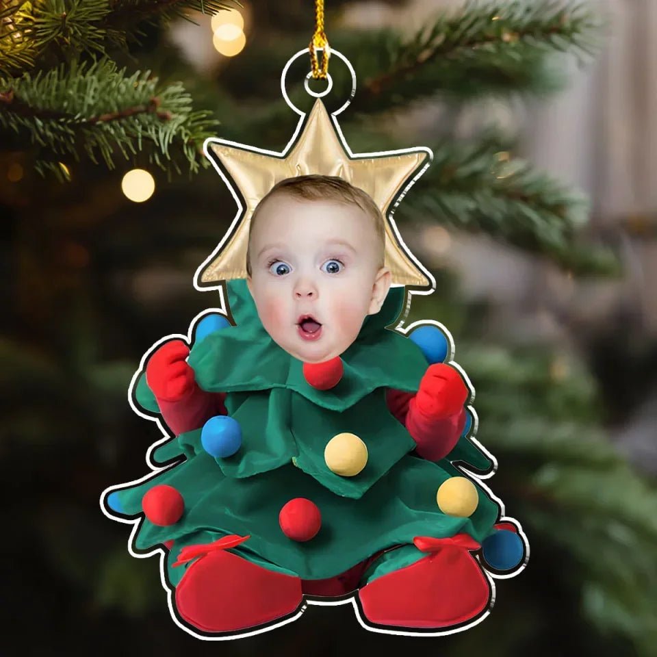 Baby Christmas Tree - Personalized Custom Acrylic Ornament 693029 - DiyGiftly