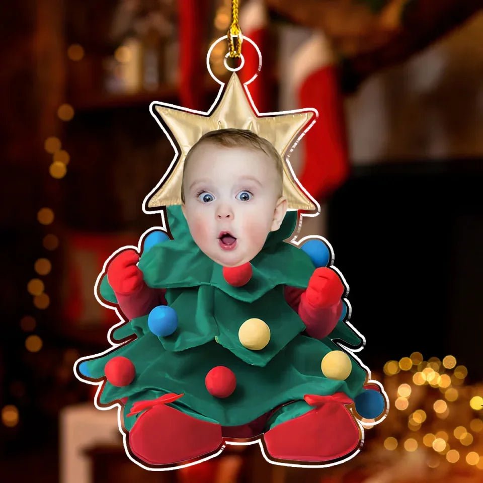 Baby Christmas Tree - Personalized Custom Acrylic Ornament 693029 - DiyGiftly