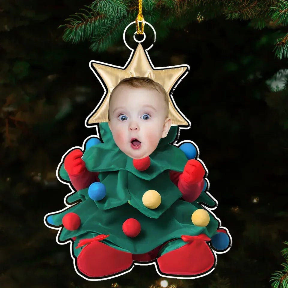 Baby Christmas Tree - Personalized Custom Acrylic Ornament 693029 - DiyGiftly
