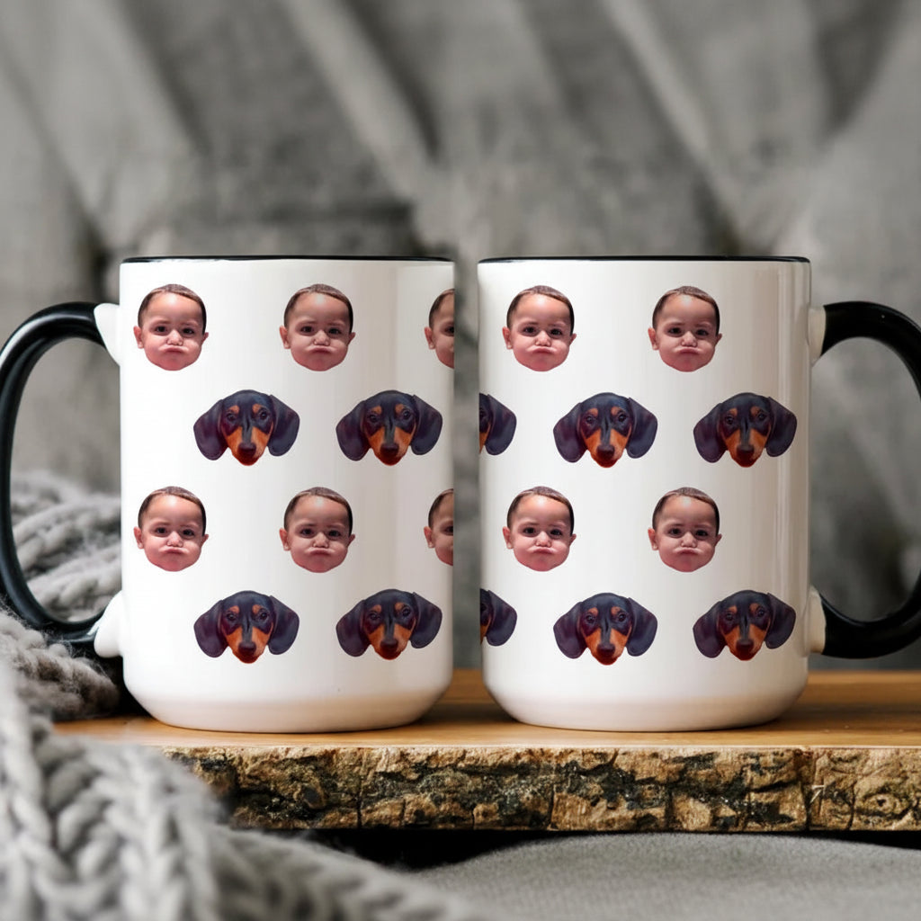 Baby Face Mug, Personalized Face Mug, Your Dogs Face Mug, Your Husband's Face Mug, Father's Day Gift, Mother's Day Gift, Baby Photo 73638144 - DiyGiftly