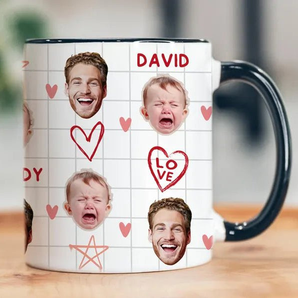 Baby Face Mug, Personalized Face Mug, Your Dogs Face Mug, Your Husband's Face Mug, Father's Day Gift, Mother's Day Gift, Funny Gift Ideas 07676928 - DiyGiftly