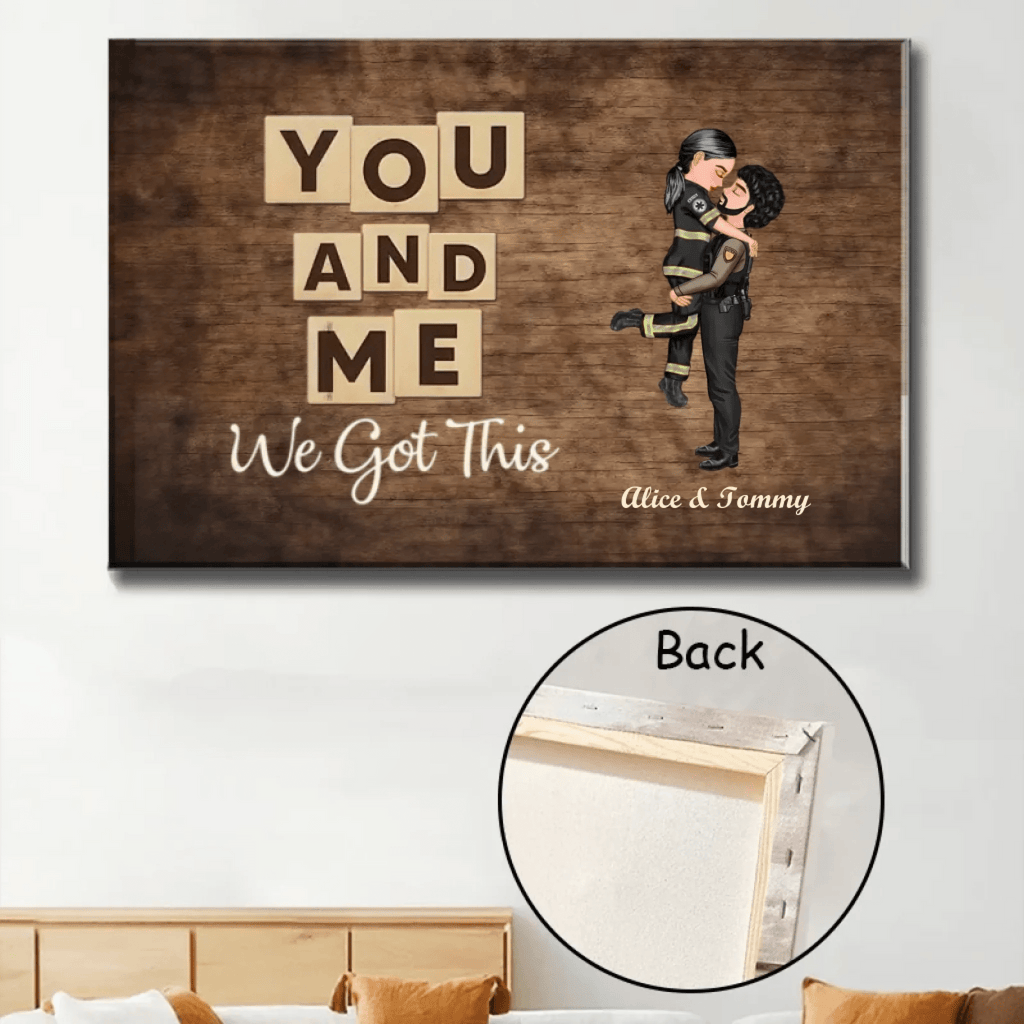Background You & Me We Got This Couple Personalized Poster 708051 - 708286 - DiyGiftly