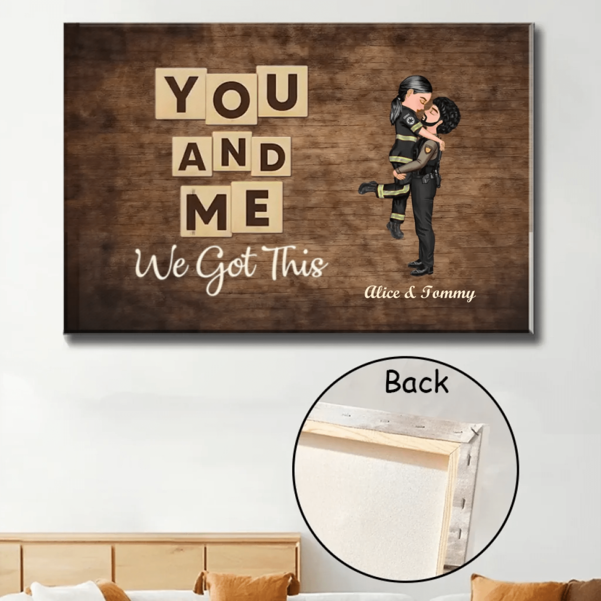 Background You & Me We Got This Couple Personalized Poster 708051 - 708286 - DiyGiftly