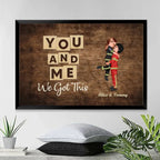 Background You & Me We Got This Couple Personalized Poster 708051 - 708286 - DiyGiftly