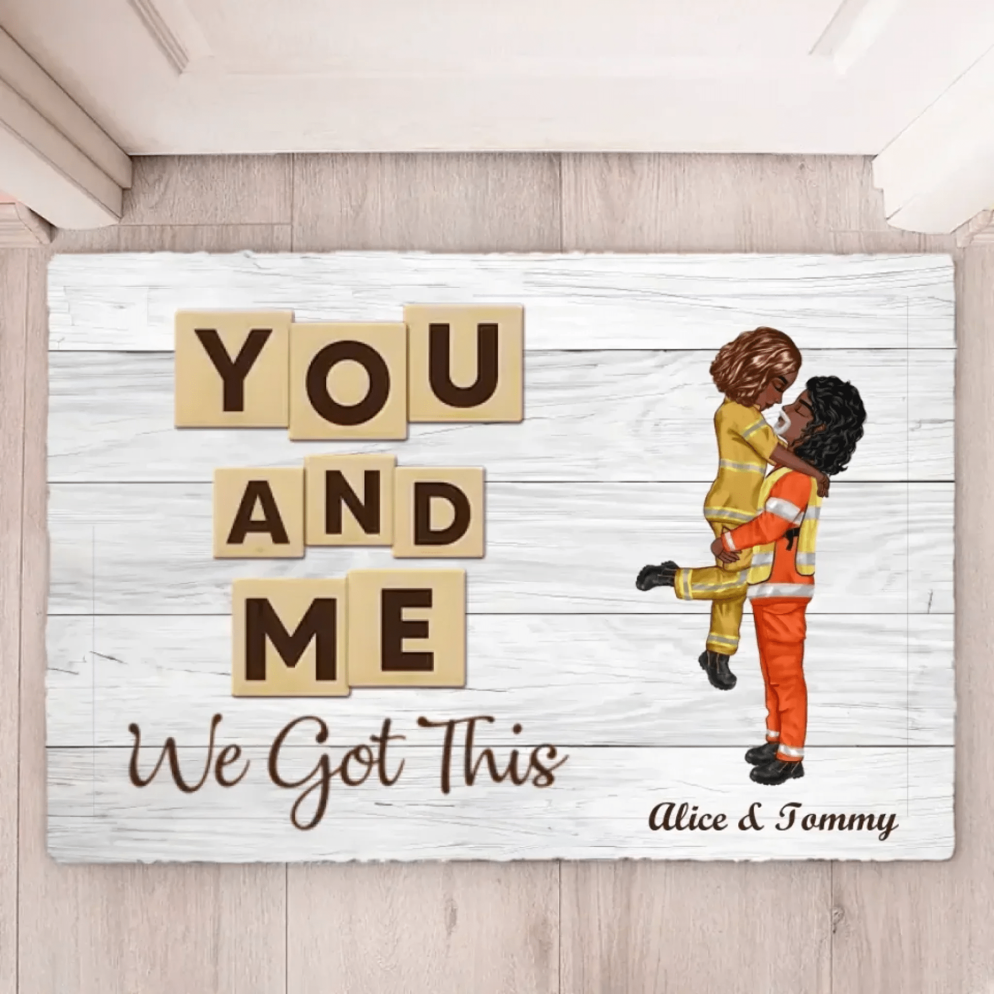 Background You & Me We Got This Couple Personalized Poster 708051 - D - DiyGiftly