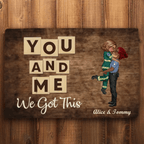 Background You & Me We Got This Couple Personalized Poster 708051 - D - DiyGiftly