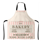 Baked With Love – Personalized Apron With Pocket | Custom Kitchen Apron for Baking, Cooking, Chef Gifts, Mom & Grandma 1073347 - DiyGiftly