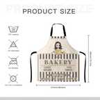 Baked With Love – Personalized Apron With Pocket | Custom Kitchen Apron for Baking, Cooking, Chef Gifts, Mom & Grandma 1073347 - DiyGiftly