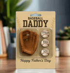 Baseball Dad Ver2 - Acrylic Keychain - Father's Day Gift for Dad, Family Member 09503232 - DiyGiftly