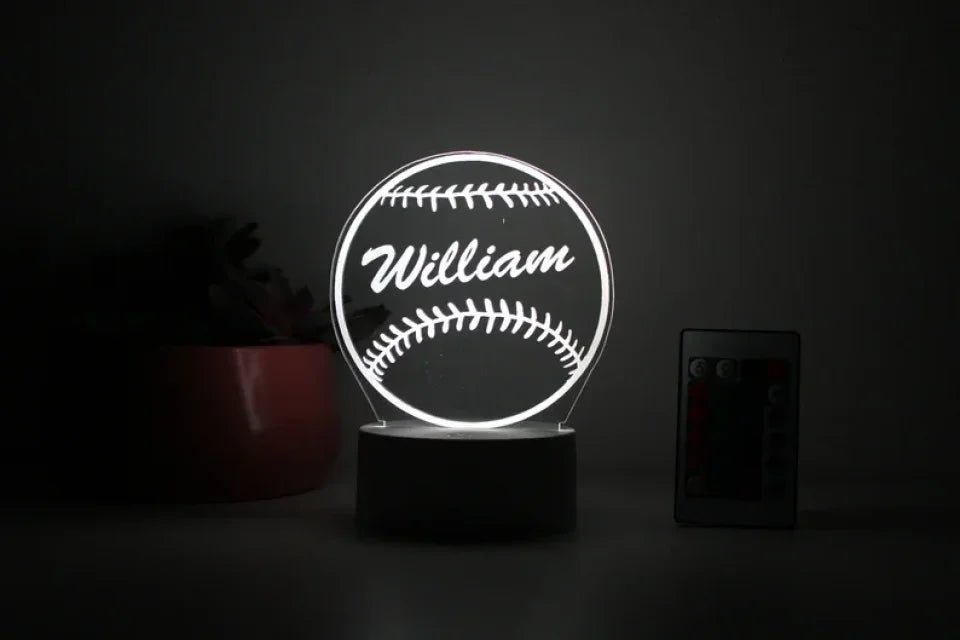 Baseball, Night Light, Personalized NightLights Kids, Night Lights, Bedroom NightLights, Kids Bedroom Decor, Night Lightsfor Boys 749119 - DiyGiftly
