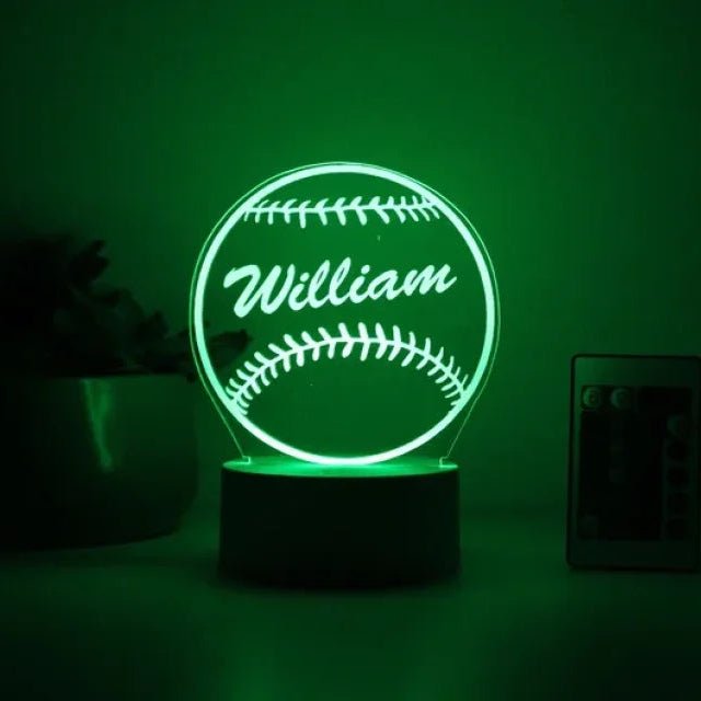 Baseball, Night Light, Personalized NightLights Kids, Night Lights, Bedroom NightLights, Kids Bedroom Decor, Night Lightsfor Boys 749119 - DiyGiftly
