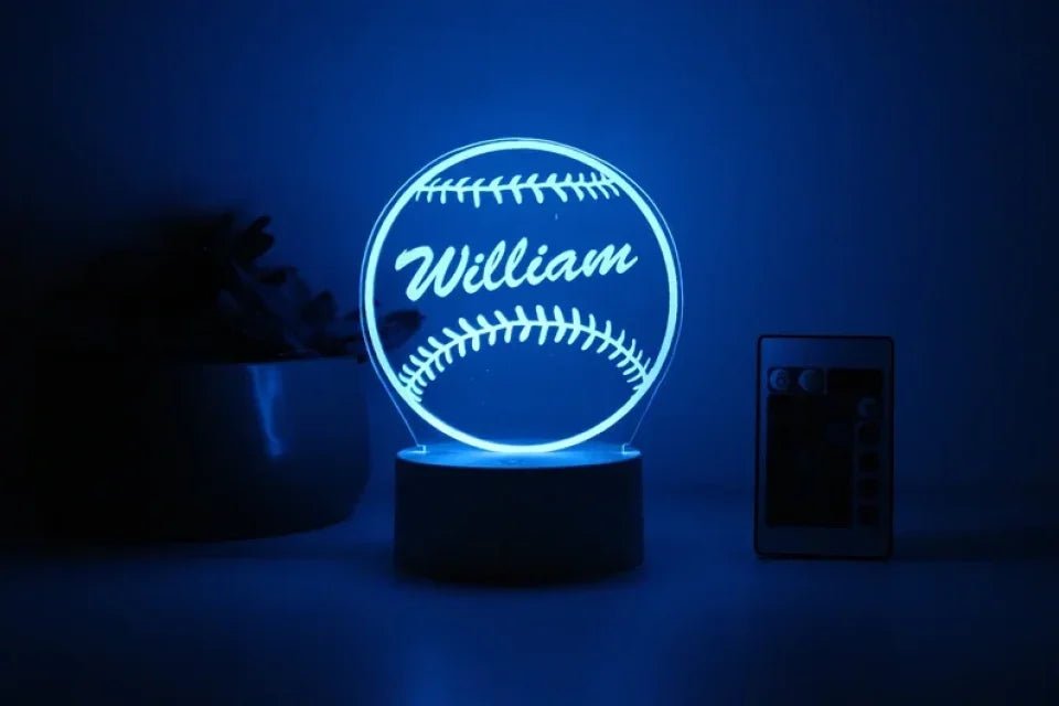 Baseball, Night Light, Personalized NightLights Kids, Night Lights, Bedroom NightLights, Kids Bedroom Decor, Night Lightsfor Boys 749119 - DiyGiftly