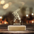 Baseball Player Personalized LED Night Light 748989 - DiyGiftly