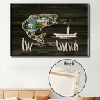 Bass Fish Photo - Personalized Poster - Gift For Fishing Lover 748293 - DiyGiftly