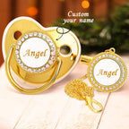 Meaningful Custom Name Baby Pacifier Clip