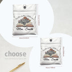 Personalized Flowers Book Cover with Pocket Book Cover Protector Appreciation Gift for Teacher