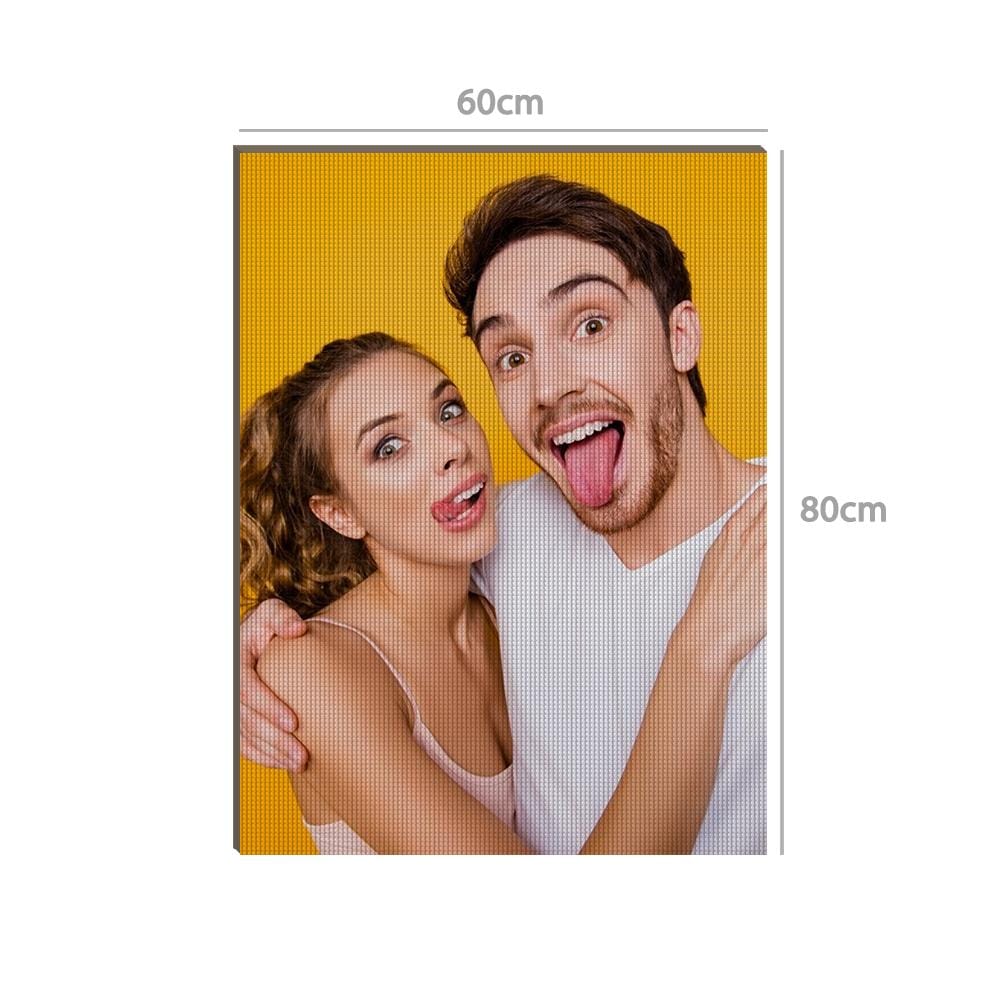 Pintura de diamantes 5D personalizada sin marco - 7 colores
