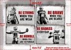Be Strong When You Are Weak , Football Canvas Poster 748310 - DiyGiftly