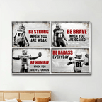 Be Strong When You Are Weak , Football Canvas Poster 748310 - DiyGiftly