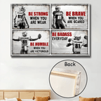 Be Strong When You Are Weak , Football Canvas Poster 748310 - DiyGiftly