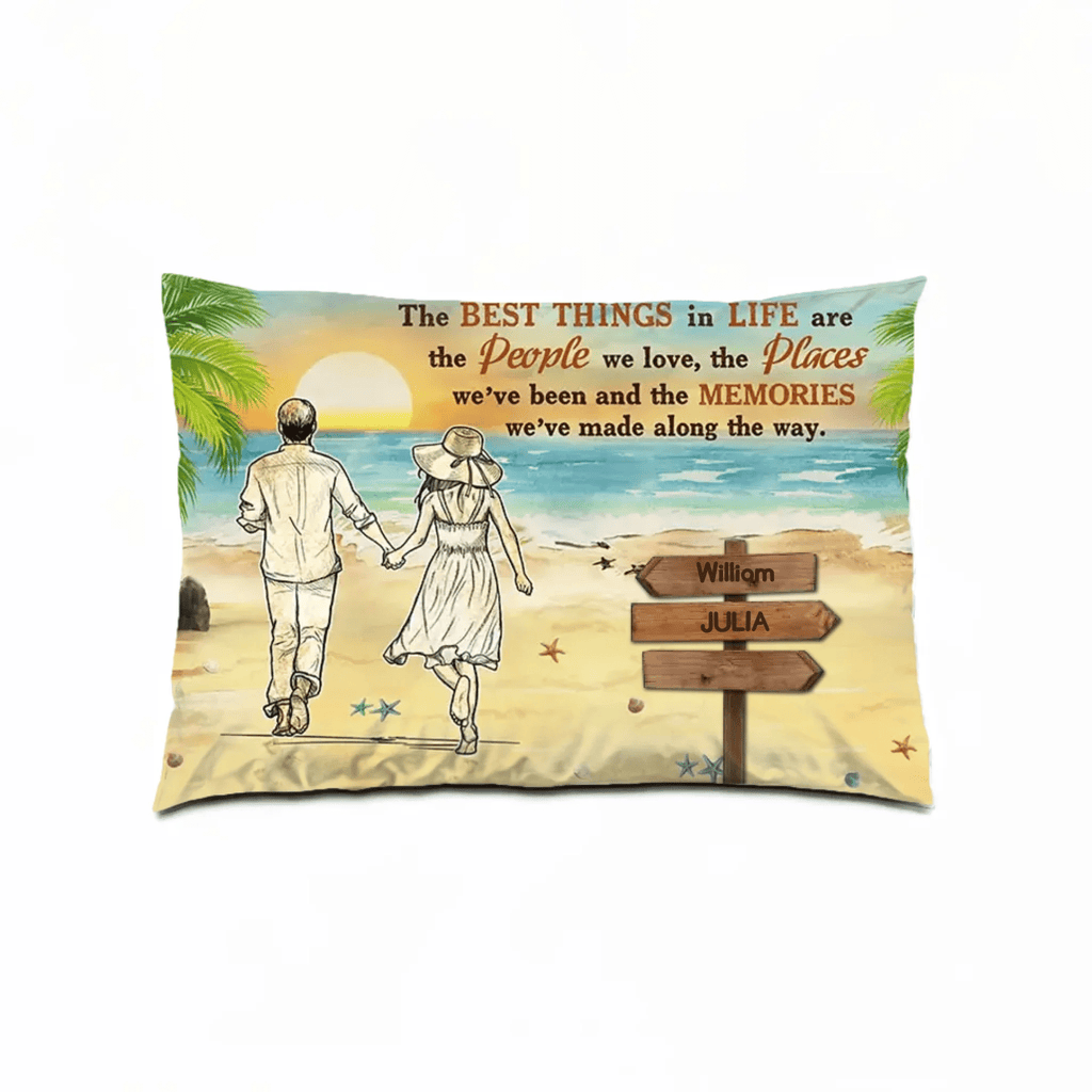 Beach Family The Places We've Been Custom Poster, Personalized Pillow, Family Gift 714432 - B - DiyGiftly