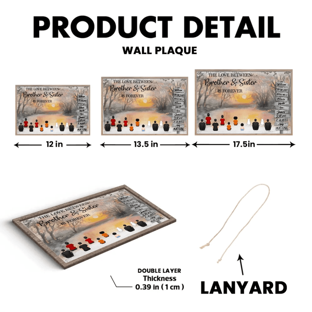 Beach Landscape Family A Little Whole Lot of Love Sign Posts Personalized Custom Wooden Plaquet, Home Decoration, Gift For Family 731522 - DiyGiftly