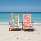 Beach Towels, Bridesmaid Towel, Groovy Daisy Checkered Personalized Beach Towel, Cousin Pool Party Towels, Birthday Vacation Gift 22053888 - DiyGiftly