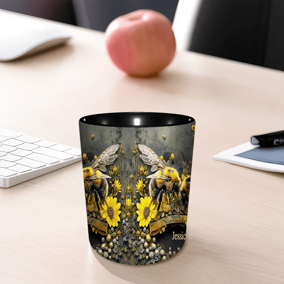 Bee Garden - Personalized Gardening Accent Mug 740760 - DiyGiftly