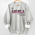 Behind Every Great Kid Is A Mom - Family Personalized Custom Unisex Sweatshirt With Design On Sleeve - Gift For Mom, Grandma 687210 - 687329 - DiyGiftly