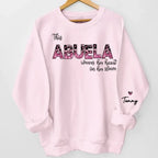 Behind Every Great Kid Is A Mom - Family Personalized Custom Unisex Sweatshirt With Design On Sleeve - Gift For Mom, Grandma 687210 - 687329 - DiyGiftly