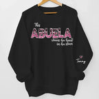 Behind Every Great Kid Is A Mom - Family Personalized Custom Unisex Sweatshirt With Design On Sleeve - Gift For Mom, Grandma 687210 - 687329 - DiyGiftly