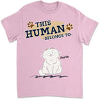 Belongs To My Cat - Personalized Custom Unisex T-Shirt 665495 - DiyGiftly
