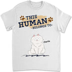 Belongs To My Cat - Personalized Custom Unisex T-Shirt 665495 - DiyGiftly