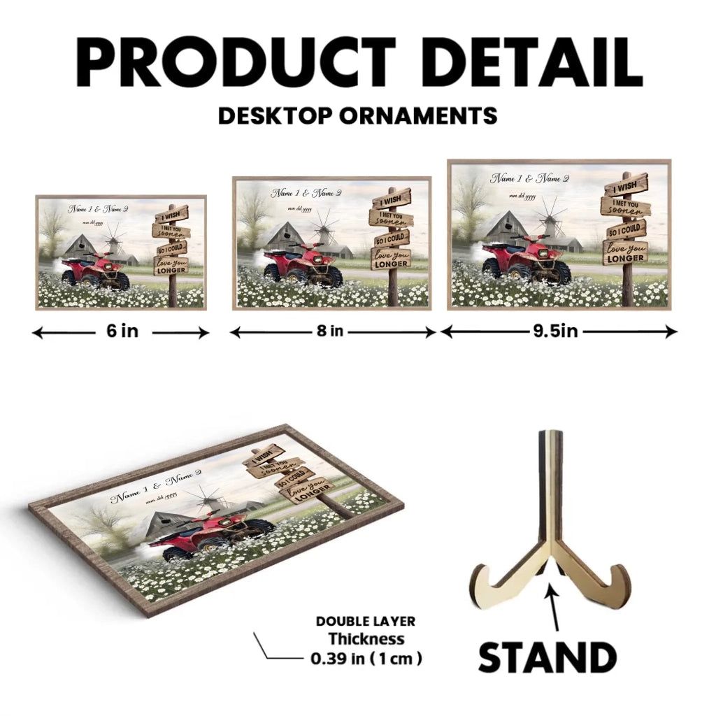 Best Couple Wedding Anniversary Gifts Farmhouse Old Truck Wooden Plaque 710376 - DiyGiftly