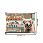 Best Friends Are Never Forgotten Image Upload - Upload Image, Personalized Pillow 711224 - B - DiyGiftly