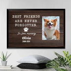 Poster Without Frame Personalized Design Poster Home Remembrance Gift for Loss of Dog