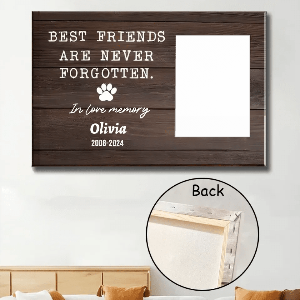 Poster Without Frame Poster Home Remembrance Gift for Loss of Dog Memorial Wall Decor