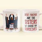 Best Friends Are The Sisters We Choose For Ourselves - Personalized Mug - Birthday, Christmas Gift For Her, Friends, BFF, Besties, Best Friends, Soul Sisters 45004800 - DiyGiftly