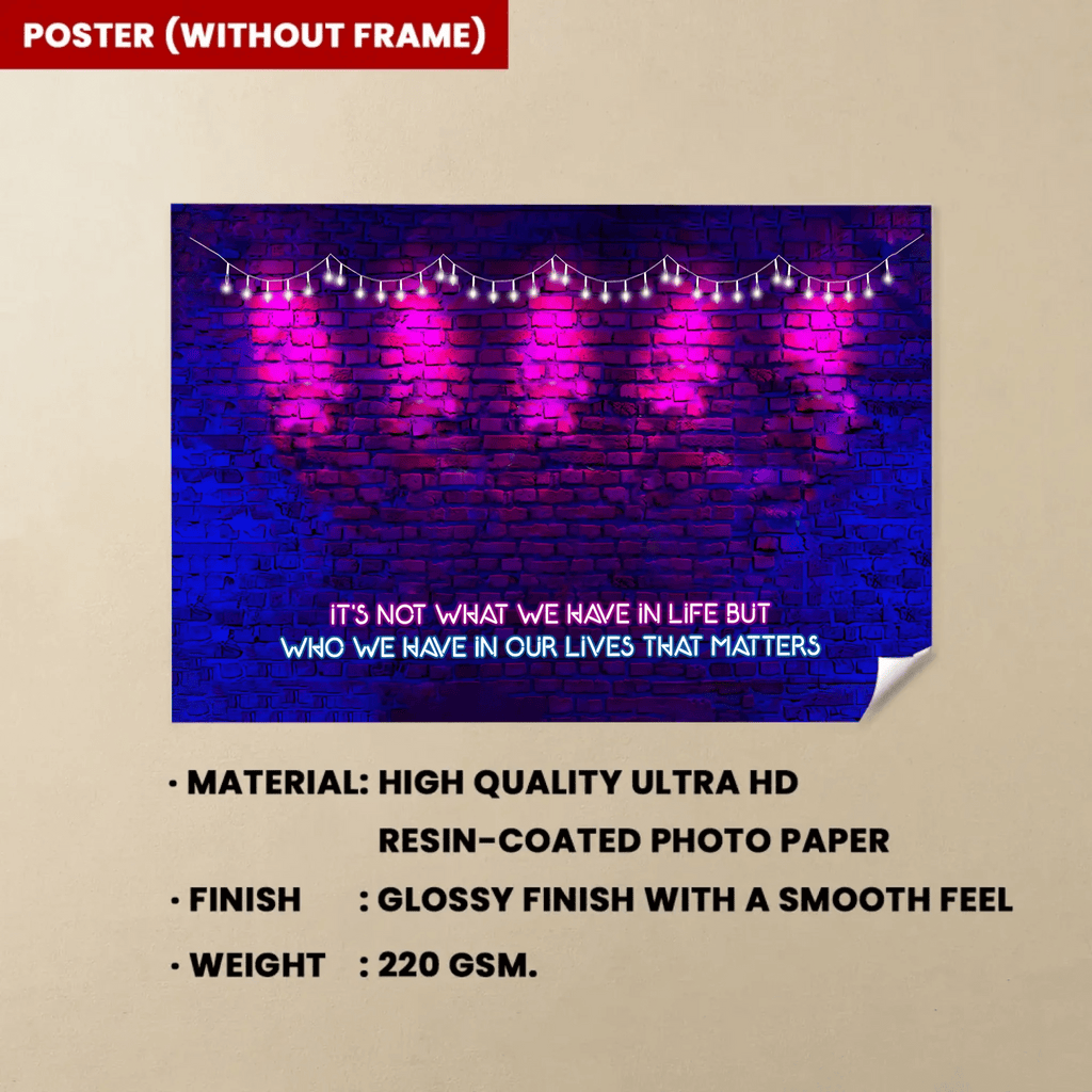 poster with frame wooden poster personalized design gift for best friend