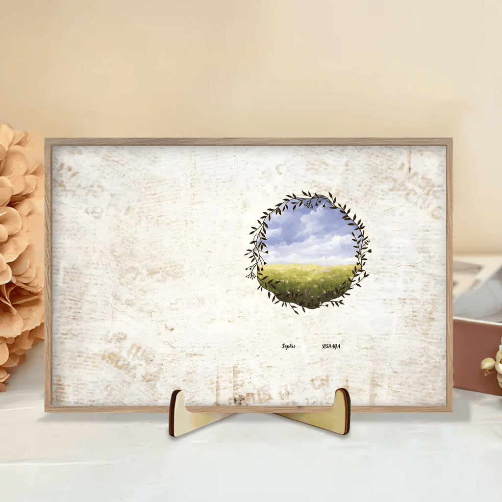 wall personalized design wooden plaque gift for brother