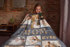 Best Mom Ever Custom Photo Collage, 10 Pictures, Customizable Text Blanket 732590 - DiyGiftly