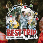Best Trip Of 2024 - Personalized Acrylic Photo Ornament 716545 - DiyGiftly