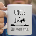 Best Uncle Ever Mug, Uncle Coffee Mug, Personalized Uncle Mug, Uncle Coffee Cup, Best Uncle Cup, Gifts for Uncle, Uncle Christmas Gifts 35851264 - DiyGiftly