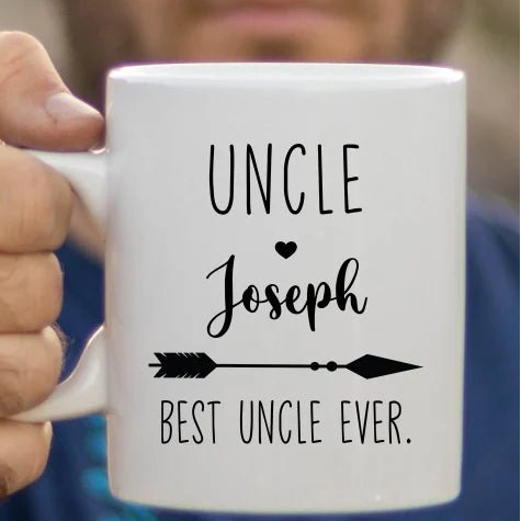 Best Uncle Ever Mug, Uncle Coffee Mug, Personalized Uncle Mug, Uncle Coffee Cup, Best Uncle Cup, Gifts for Uncle, Uncle Christmas Gifts 35851264 - DiyGiftly