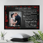 Best Valentine Gift For Girlfriend, The Day I Met You Custom Photo Canvas,Canvas Gift For Couple 745123 - 746260 - DiyGiftly