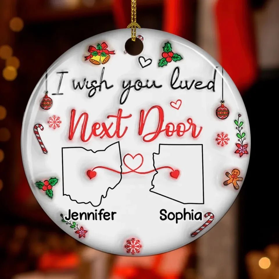 ceramic ornament gift for best friend