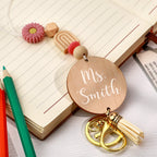 Custom Name Bohemian Beaded Lanyard – Perfect Birthday and Thanksgiving Gift